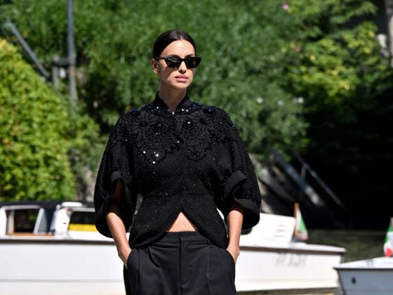 IPA88188639 - Venice, 83rd Venice International Film Festival 2026 - Day 5 - Arrivals at the Excelsior Hotel™s pier - Pictured: Irina Shayk  Copyright: xManuelexMangiarottix xPoolxPhotoxEventsx08x 88188639
