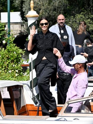 IPA88191436 - Venice, 83rd Venice International Film Festival 2026 - Day 5 - Arrivals at the Excelsior Hotel™s pier - Pictured: Irina Shayk  Copyright: xSimonexComix xPoolxPhotoxEventsx08x 88191436