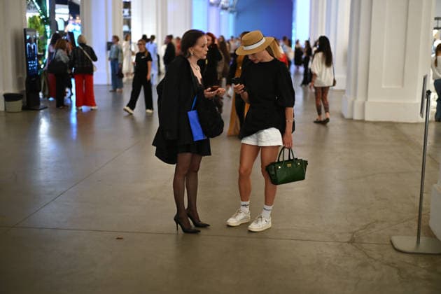 Guests attend Ukrainian Fashion Week SS27 at the Mystetskyi Arsenal National Cultural, Art and Museum Complex, Kyiv, Ukraine, September 5, 2026. (Photo by Yevhen Kotenko Ukrinform) Guests visit Ukrainian Fashion Week SS27 in Kyiv  Copyright: xYevhenxKotenkox