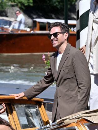 IPA88190986 - Venice, 83rd Venice International Film Festival 2026 - Day 5 - Arrivals at the Excelsior Hotel™s pier - Pictured: Andrea Pallaoro  Copyright: xSimonexComix xPoolxPhotoxEventsx08x 88190986
