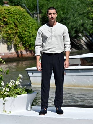 IPA88190277 - Venice, 83rd Venice International Film Festival 2026 - Day 5 - Arrivals at the Excelsior Hotel pier - Pictured: Eduardo Scarpetta  Copyright: xSimonexComix xPoolxPhotoxEventsx08x 88190277