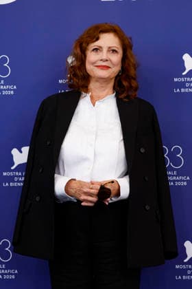 September 6, 2026, Venice, ITALY: US actor Susan Sarandon poses for the photocall of ™The Echo Chamber at the 83rd annual Venice International Film Festival, in Venice, Italy, 06 September 2026. The movie is presented in official competition Venezia83 at the festival running from 02 to 12 September 2026. ANSA FABIO FRUSTACI. Venice ITALY  - ZUMAa110 20260906_zaf_a110_052 Copyright: xFabioxFrustacix