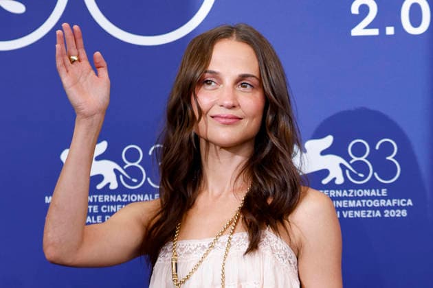 September 6, 2026, Venice, ITALY: Swedish actor Alicia Vikander poses for the photocall of ™The Echo Chamber at the 83rd annual Venice International Film Festival, in Venice, Italy, 06 September 2026. The movie is presented in official competition Venezia83 at the festival running from 02 to 12 September 2026. ANSA FABIO FRUSTACI. Venice ITALY  - ZUMAa110 20260906_zaf_a110_054 Copyright: xFabioxFrustacix
