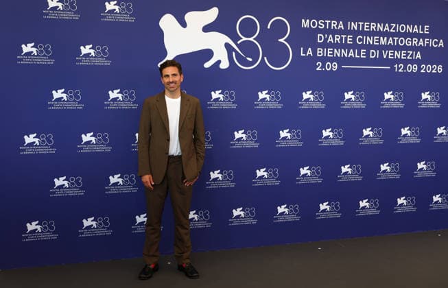 September 6, 2026, Venice Lido, Veneto, Italy: Director ANDREA PALLAORO during The Echo Chamber photocall at the 83rd Venice Film Festival at Sala Grande in Venice Lido, Italy Venice Lido Italy  - ZUMAc179 20260906_zep_c179_018 Copyright: xMickaelxChavetx
