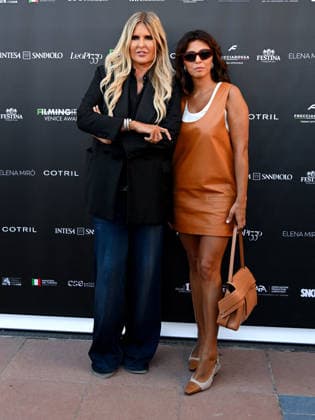 IPA88193276 - Venice, 83rd Venice International Film Festival 2026 - Day 5 - Filming Italy Photocall. Pictured: Irene Maiorino, Tiziana Rocca  Copyright: xManuelexMangiarottix xPoolxPhotoxEventsx08x 88193276