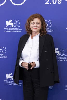 The Echo Chamber Photocall - The 83rd Venice International Film Festival VENICE, ITALY - SEPTEMBER 06: Susan Sarandon attends the The Echo Chamber Photocall during the 83rd Venice International Film Festival at Palazzo del Casino on September 06, 2026 in Venice, Italy. Primo Barol Anadolu Venice Italy. Editorial use only. Please get in touch for any other usage.  Copyright: x2026xAnadoluxPrimoxBarolx