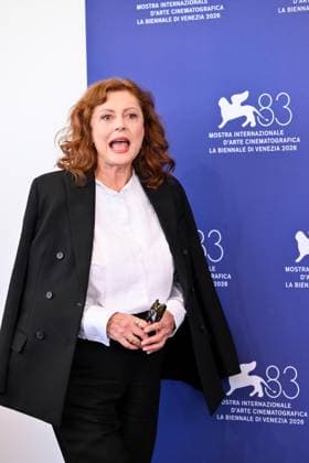 September 6, 2026, Venice, Rome, Italy: Susan Sarandon during the photocall for the film Echo Chamber, 83rd Venice Film Festival. Venice, September 6, 2026 Venice Italy  - ZUMAa289 20260906_zia_a289_163 Copyright: xMariaxLauraxAntonellix xAgfx