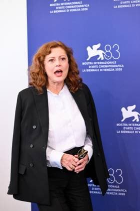 September 6, 2026, Venice, Rome, Italy: Susan Sarandon during the photocall for the film Echo Chamber, 83rd Venice Film Festival. Venice, September 6, 2026 Venice Italy  - ZUMAa289 20260906_zia_a289_164 Copyright: xMariaxLauraxAntonellix xAgfx