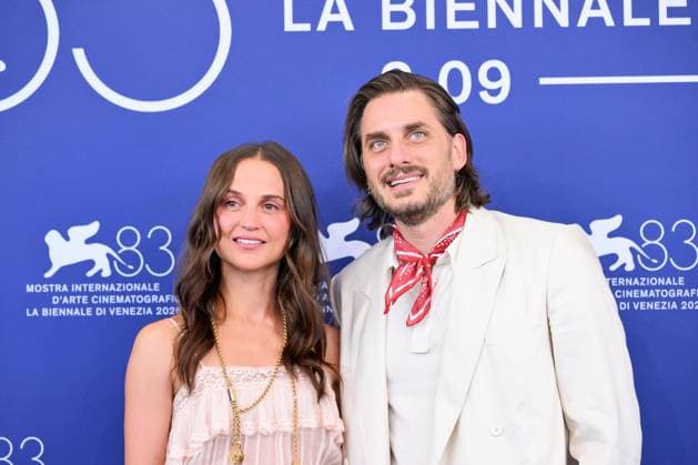 September 6, 2026, Venice, Rome, Italy: Alicia Vikander and Luca Marinelli during the photocall for the film Echo Chamber, at the 83rd Venice Film Festival. Venice, September 6, 2026 Venice Italy  - ZUMAa289 20260906_zia_a289_166 Copyright: xMariaxLauraxAntonellix xAgfx