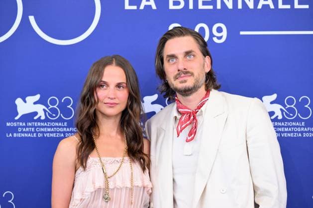 September 6, 2026, Venice, Rome, Italy: Alicia Vikander and Luca Marinelli during the photocall for the film Echo Chamber, at the 83rd Venice Film Festival. Venice, September 6, 2026 Venice Italy  - ZUMAa289 20260906_zia_a289_169 Copyright: xMariaxLauraxAntonellix xAgfx