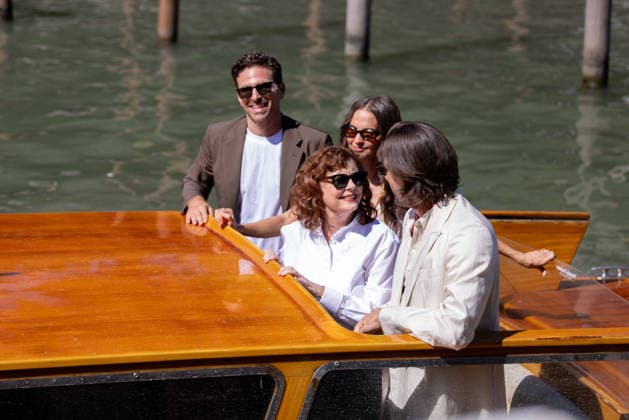The Echo Chamber cast arrive at the 83rd Venise Film Festival Alicia Vikander, Susan Sarandon, Andrea Pallaoro, Luca Marinelli arrive at Casino during the 83rd Venice International Film Festival on September 5th 2026 in Venice, Italy. Italy.  Copyright: xKazukoxWakayamax