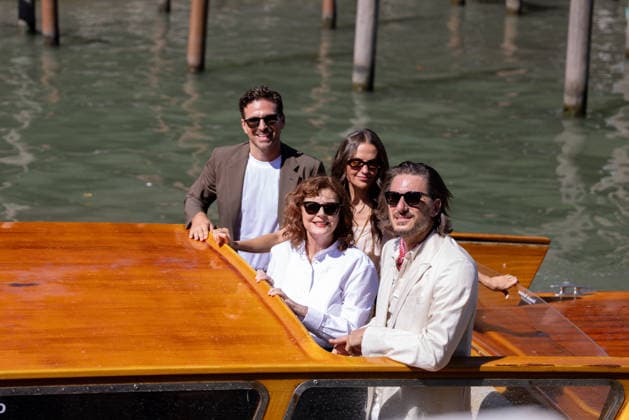 The Echo Chamber cast arrive at the 83rd Venise Film Festival Alicia Vikander, Susan Sarandon, Andrea Pallaoro, Luca Marinelli arrive at Casino during the 83rd Venice International Film Festival on September 5th 2026 in Venice, Italy. Italy.  Copyright: xKazukoxWakayamax