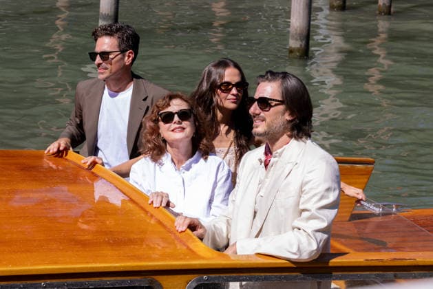 The Echo Chamber cast arrive at the 83rd Venise Film Festival Alicia Vikander, Susan Sarandon, Andrea Pallaoro, Luca Marinelli arrive at Casino during the 83rd Venice International Film Festival on September 5th 2026 in Venice, Italy. Italy.  Copyright: xKazukoxWakayamax