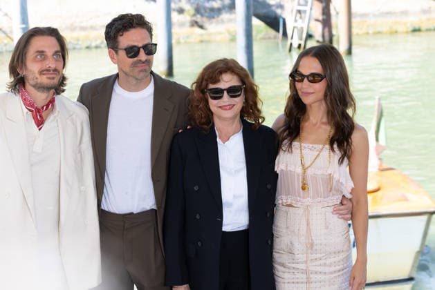 The Echo Chamber cast arrive at the 83rd Venise Film Festival Alicia Vikander, Susan Sarandon, Andrea Pallaoro, Luca Marinelli arrive at Casino during the 83rd Venice International Film Festival on September 5th 2026 in Venice, Italy. Italy.  Copyright: xKazukoxWakayamax