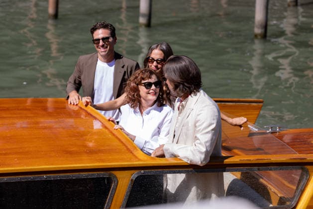 The Echo Chamber cast arrive at the 83rd Venise Film Festival Alicia Vikander, Susan Sarandon, Andrea Pallaoro, Luca Marinelli arrive at Casino during the 83rd Venice International Film Festival on September 5th 2026 in Venice, Italy. Italy.  Copyright: xKazukoxWakayamax
