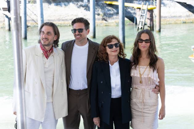 The Echo Chamber cast arrive at the 83rd Venise Film Festival Alicia Vikander, Susan Sarandon, Andrea Pallaoro, Luca Marinelli arrive at Casino during the 83rd Venice International Film Festival on September 5th 2026 in Venice, Italy. Italy.  Copyright: xKazukoxWakayamax