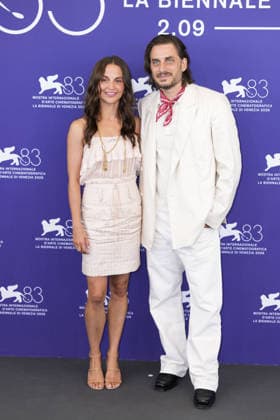 IPP Photo by Daniele Cifala’, Venice, September 5, 2026. The Echo Chamber Photocall. The 83rd Venice International Film Festival. Pictured: Alicia Vikander and Luca Marinelli. Italy Photo Press World. Copyright The Echo Chamber Photocall T