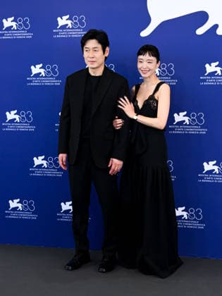 IPA88195763 - Venice, 83rd Venice International Film Festival 2026 - Day 5 - Photocall for the film Ga-neung-han Sa-rang (Possible Love) . Pictured: Seol Kyeong-gu, Jeon Do-yeon  Copyright: xAlbertoxTerenghix xPoolxPhotoxEventsx08x 88195763