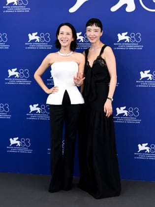 IPA88195777 - Venice, 83rd Venice International Film Festival 2026 Day 5 Photocall for the film Ga-neung-han Sa-rang (Possible Love). Pictured: Cho Yeo-jeong, Jeon Do-yeon  Copyright: xAlbertoxTerenghix xPoolxPhotoxEventsx08x 88195777
