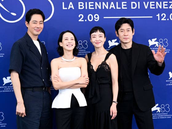 IPA88195682 - Venice, 83rd Venice International Film Festival 2026 Day 5 Photocall for the film Ga-neung-han Sa-rang (Possible Love). Pictured: Jo In-sung, Cho Yeo-jeong, Jeon Do-yeon, and Seol Kyeon  Copyright: xAlbertoxTerenghix xPoolxPhotoxEventsx08x 88195682