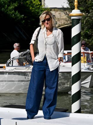 IPA88195145 - Venice, 83rd Venice International Film Festival 2026 Day 5 Arrivals at the Excelsior Hotel™s pier Pictured: Valeria Bruni Tedeschi  Copyright: xManuelexMangiarottix xPoolxPhotoxEventsx08x 88195145