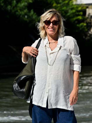 IPA88195163 - Venice, 83rd Venice International Film Festival 2026 Day 5 Arrivals at the Excelsior Hotel™s pier Pictured: Valeria Bruni Tedeschi  Copyright: xManuelexMangiarottix xPoolxPhotoxEventsx08x 88195163