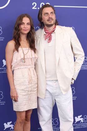 Alicia Vikander and Luca Marinelli at the photocall for the film *The Echo Chamber* at the 2026 Venice Biennale—the 83rd Venice International Film Festival—at the Palazzo del Casino in Venice, September 6, 2026 Foto:xD.xBedrosianx xFuturexImagex echo_6920