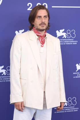Luca Marinelli at the photocall for the film *The Echo Chamber* at the 2026 Venice Biennale, the 83rd Venice International Film Festival, at the Palazzo del Casino in Venice, September 6, 2026 Foto:xD.xBedrosianx xFuturexImagex echo_6933