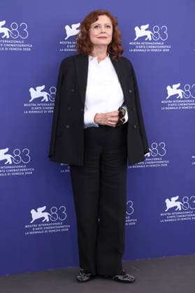 Susan Sarandon at the photocall for the film *The Echo Chamber* at the 2026 Venice Biennale—the 83rd Venice International Film Festival—at the Palazzo del Casino in Venice, September 6, 2026 Foto:xD.xBedrosianx xFuturexImagex echo_6942