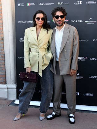 IPA88198240 - Venice, 83rd Venice International Film Festival 2026 - Day 5 - Filming Italy photocall. Pictured: Lucia Di Franco, Herbert Ballerina  Copyright: xManuelexMangiarottix xPoolxPhotoxEventsx08x 88198240