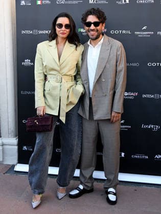 IPA88198241 - Venice, 83rd Venice International Film Festival 2026 - Day 5 - Filming Italy Photocall. Pictured: Lucia Di Franco, Herbert Ballerina  Copyright: xManuelexMangiarottix xPoolxPhotoxEventsx08x 88198241