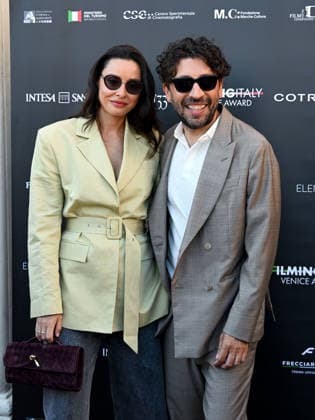 IPA88198243 - Venice, 83rd Venice International Film Festival 2026 - Day 5 - Filming Italy photocall. Pictured: Lucia Di Franco, Herbert Ballerina  Copyright: xManuelexMangiarottix xPoolxPhotoxEventsx08x 88198243