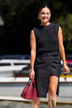 Matilde Gioli is seen at the Hotel Excelsior Venice Lido Pier during the 83rd Venice International Film Festival on September 6, 2026, in Venice, Italy. Lucia Sabatelli, Venice, Italy  Copyright: xLuciaxSabatellix xBestimagexLuciaxSabatellix xBestimagex