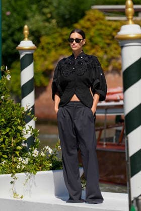 Irina Shayk is seen at the Hotel Excelsior Venice Lido Pier during the 83rd Venice International Film Festival on September 6, 2026, in Venice, Italy. Lucia Sabatelli, Venice, Italy  Copyright: xLuciaxSabatellix xBestimagexLuciaxSabatellix xBestimagex