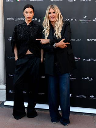 IPA88196450 - Venice, 83rd Venice International Film Festival 2026 - Day 5 - Filming Italy Photocall. Pictured: Irina Shayk, Tiziana Rocca  Copyright: xManuelexMangiarottix xPoolxPhotoxEventsx08x 88196450