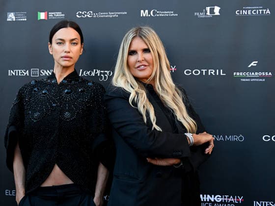 IPA88196451 - Venice, 83rd Venice International Film Festival 2026 - Day 5 - Filming Italy photocall. Pictured: Irina Shayk, Tiziana Rocca  Copyright: xManuelexMangiarottix xPoolxPhotoxEventsx08x 88196451