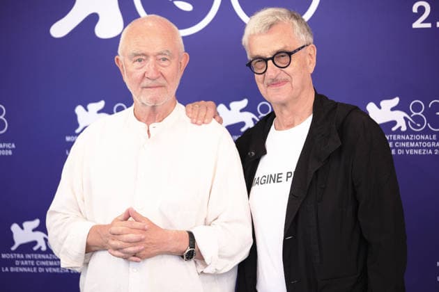 83rd Venice International Film Festival in Venice, Italy - 06 Sep 2026. Swiss architect Peter Zumthor and German director Wim Wenders attend the photocall of the film From Inside Out: The Architecture of Peter Zumthor during the 83rd Venice International Film Festival. Venice Italy Copyright: xMarcoxBaradax xSOPAxImagesx 20260906_PHOTOCALL ARCHITECTURE OF PETER ZUMTHOR-1573
