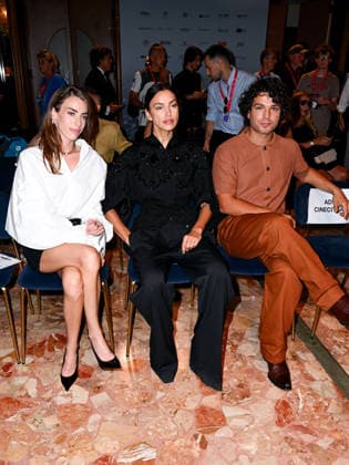 IPA88196464 - Venice, 83rd Venice International Film Festival 2026 - Day 5 - Filming Italy Photocall. Pictured: Irina Shayk, Leo Gassmann  Copyright: xManuelexMangiarottix xPoolxPhotoxEventsx08x 88196464