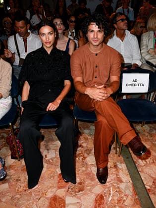 IPA88196466 - Venice, 83rd Venice International Film Festival 2026 - Day 5 - Filming Italy photocall. Pictured: Irina Shayk, Leo Gassmann  Copyright: xManuelexMangiarottix xPoolxPhotoxEventsx08x 88196466