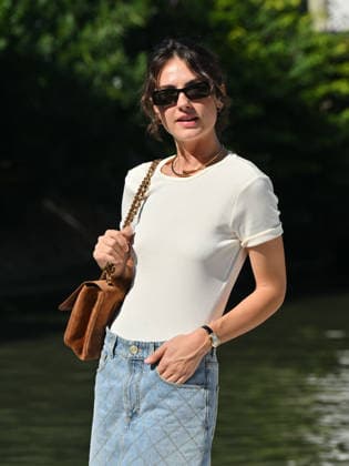 IPA88195988 - Venice, 83rd Venice International Film Festival 2026 - Day 5 - Arrivals at the Excelsior Hotel™s pier - Pictured: Romana Maggiora Vergano  Copyright: xManuelexMangiarottix xPoolxPhotoxEventsx08x 88195988