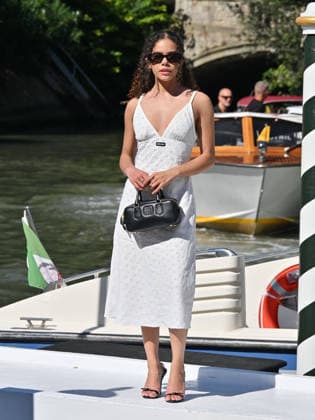 IPA88198619 - Venice, 83rd Venice International Film Festival 2026 - Day 5 - Arrivals at the Excelsior Hotel™s pier - Pictured: GUEST  Copyright: xManuelexMangiarottix xPoolxPhotoxEventsx08x 88198619