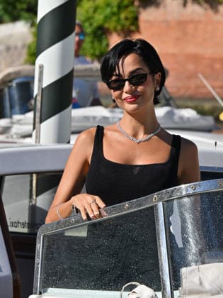 IPA88198622 - Venice, 83rd Venice International Film Festival 2026 - Day 5 - Arrivals at the Excelsior Hotel™s pier - Pictured: GUEST  Copyright: xManuelexMangiarottix xPoolxPhotoxEventsx08x 88198622
