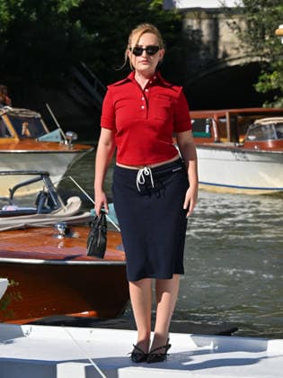 IPA88198636 - Venice, 83rd Venice International Film Festival 2026 - Day 5 - Arrivals at the Excelsior Hotel™s pier - Pictured: Amelia Dimoldenberg  Copyright: xManuelexMangiarottix xPoolxPhotoxEventsx08x 88198636
