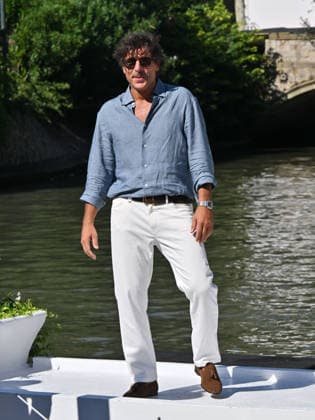 IPA88195958 - Venice, 83rd Venice International Film Festival 2026 - Day 5 - Arrivals at the Excelsior Hotel pier - Pictured: Adriano Giannini  Copyright: xManuelexMangiarottix xPoolxPhotoxEventsx08x 88195958