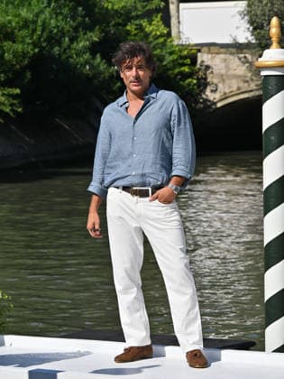 IPA88195968 - Venice, 83rd Venice International Film Festival 2026 - Day 5 - Arrivals at the Excelsior Hotel™s pier - Pictured: Adriano Giannini  Copyright: xManuelexMangiarottix xPoolxPhotoxEventsx08x 88195968