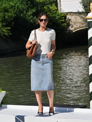 IPA88195975 - Venice, 83rd Venice International Film Festival 2026 - Day 5 - Arrivals at the Excelsior Hotel™s pier - Pictured: Romana Maggiora Vergano  Copyright: xManuelexMangiarottix xPoolxPhotoxEventsx08x 88195975