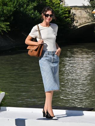 IPA88195979 - Venice, 83rd Venice International Film Festival 2026 Day 5 Arrivals at the Excelsior Hotel pier Pictured: Romana Maggiora Vergano  Copyright: xManuelexMangiarottix xPoolxPhotoxEventsx08x 88195979