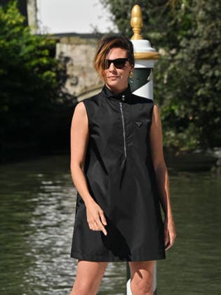 IPA88195997 - Venice, 83rd Venice International Film Festival 2026 - Day 5 - Arrivals at the Excelsior Hotel™s pier - Pictured: Jasmine Trinca  Copyright: xManuelexMangiarottix xPoolxPhotoxEventsx08x 88195997