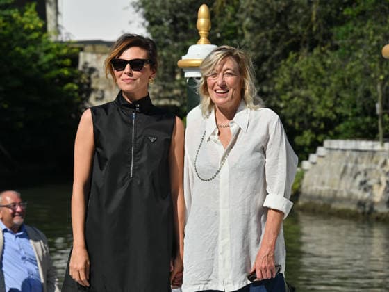 IPA88196011 - Venice, 83rd Venice International Film Festival 2026 - Day 5 - Arrivals at the Excelsior Hotel pier - Pictured: Valeria Bruni Tedeschi and Jasmine Trinca  Copyright: xManuelexMangiarottix xPoolxPhotoxEventsx08x 88196011