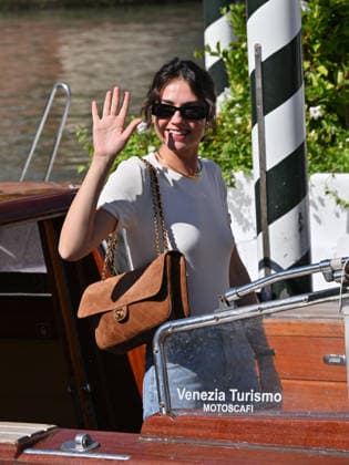 IPA88195911 - Venice, 83rd Venice International Film Festival 2026 - Day 5 - Arrivals at the Excelsior Hotel™s pier - Pictured: Romana Maggiora Vergano  Copyright: xManuelexMangiarottix xPoolxPhotoxEventsx08x 88195911
